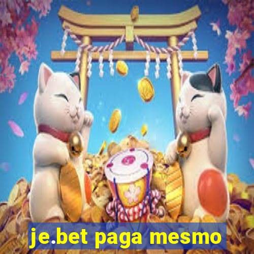 je.bet paga mesmo