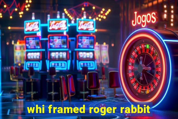 whi framed roger rabbit