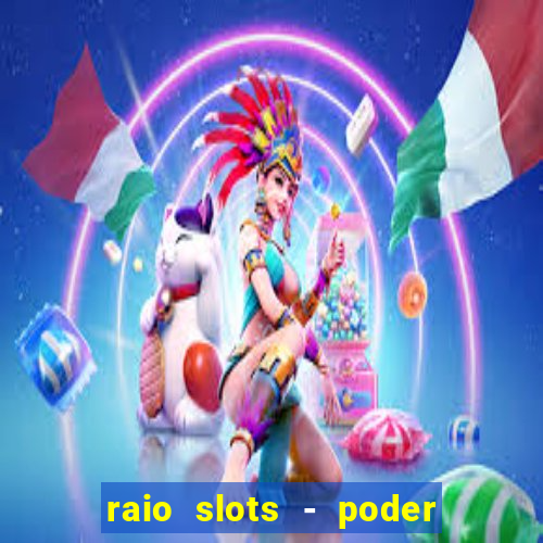 raio slots - poder de zéus