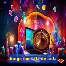 bingo em sala de aula