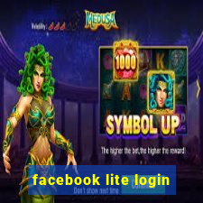 facebook lite login