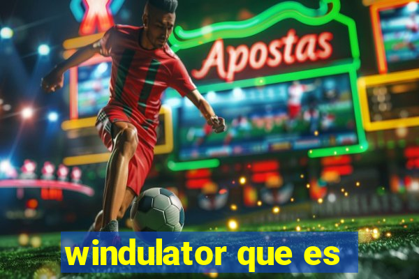 windulator que es