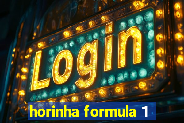 horinha formula 1