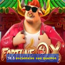 10.5 escanteios sao quantos