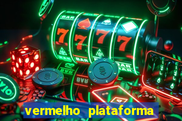 vermelho plataforma de jogos