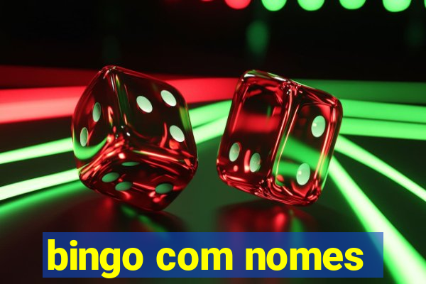 bingo com nomes