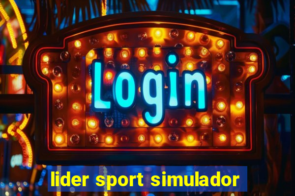 lider sport simulador