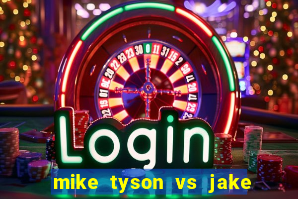 mike tyson vs jake paul assistir online